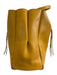 Lanvin Yellow Leather Fringe Tote Bag Yellow / Large