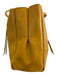 Lanvin Yellow Leather Fringe Tote Bag Yellow / Large