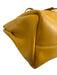 Lanvin Yellow Leather Fringe Tote Bag Yellow / Large