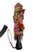 Missoni Pink, Brown & Multi Nylon Camoflage Abstract Print Button Umbrella Pink, Brown & Multi