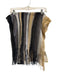 Missoni Black, Brown, Gray Acrylic Fringe Long scarf Black, Brown, Gray