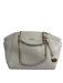 Furla Taupe Gray Leather Gold Chain Strap Pockets Shoulder Bag Tote Bag Taupe Gray