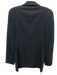 Giorgio Armani Size S Charcoal Gray Wool Blend One Button Soft Plaid Jacket Charcoal Gray / S
