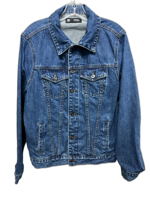 The Met Size S Blue & Green Cotton Denim Pockets Statue of Liberty Jacket Blue & Green / S