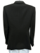 Yves Saint Laurent Size S / 36 Black Cashmere Long Sleeve Blazer Jacket Black / S / 36