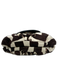 Christian Dior Dark Brown & Cream Print Cowhide Ponyhair Zebra Stripe Toggle Bag Dark Brown & Cream Print / S
