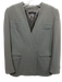 Giorgio Armani Size 4 / 38 Sage Gray Wool Surplice Pockets V Neck Jacket Sage Gray / 4 / 38