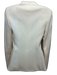 Christian Dior Size 4 Cream Virgin Wool Button Down Pintuck Application Jacket Cream / 4