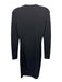 Stella McCartney Size M / 38 Black Rayon Side Zip Jacquard Long Sleeve Dress Black / M / 38