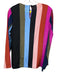 Diane Von Furstenberg Size 2 Blue, Pink, Green Silk Vertical Stripes Top Blue, Pink, Green / 2