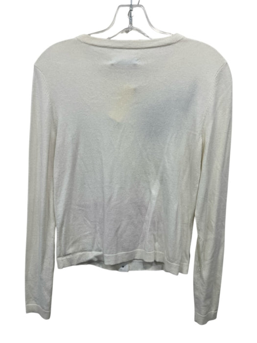 Alice + Olivia Size S White, Black, Red Missing Fabric Tag Button Down Cardigan White, Black, Red / S