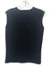 TiMo Weiland Size S Black & White Rayon Ribbed Knit Geometric Lines Top Black & White / S