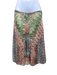 Missoni Size S Pink, Green, Multi Rayon Chevron Long Sleeve Skirt Set Pink, Green, Multi / S