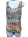 Missoni Size S Pink, Green, Multi Rayon Chevron Long Sleeve Skirt Set Pink, Green, Multi / S