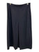 COS Size 4 Black Wool Blend Side Zip Pocketed Pleat Detail Midi Skirt Black / 4