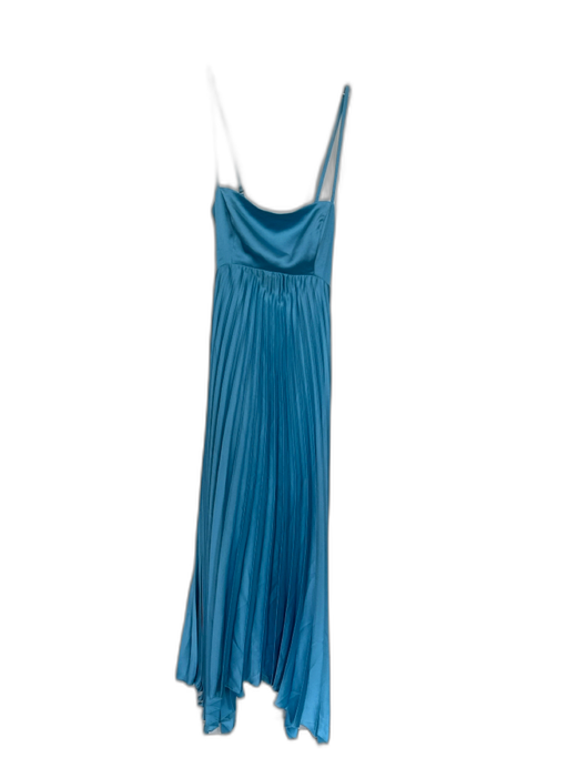 Abercrombie & Fitch Size XXSP Slate Blue Polyester Spaghetti Strap Maxi Dress Slate Blue / XXSP