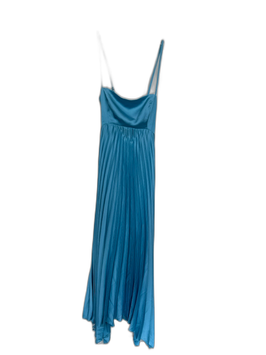 Abercrombie & Fitch Size XXSP Slate Blue Polyester Spaghetti Strap Maxi Dress Slate Blue / XXSP