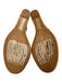 Tory Burch Shoe Size 6.5 Brown Cork & Leather Peep Toe Ankle Strap Wedge Shoes Brown / 6.5