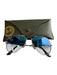 Ray Ban Black Silver Tone Metal Gradient Aviator Sunglasses Black