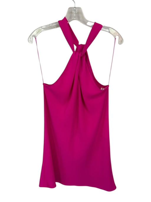 Amanda Uprichard Size M Hot pink Polyester High Neck Sleeveless Shift Dress Hot pink / M
