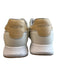 Hoff Shoe Size 8 Cream Leather Lace Up Almond Toe Sneaker Shoes Cream / 8