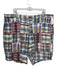 Polo Size 42 Blue & Red Cotton Patches Khakis Men's Shorts Blue & Red / 42