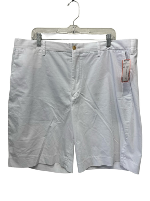 Polo Size 40 White Cotton Solid Khakis Men's Shorts White / 40