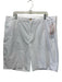 Polo Size 40 White Cotton Solid Khakis Men's Shorts White / 40