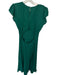 Reformation Size 6 Forest Green Viscose Blend Cap Sleeve Open Back Maxi Dress Forest Green / 6