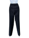 Dolce & Gabbana Size 36/40 Black & White Wool Striped 2 button Zip Fly Pant Set Black & White / 36/40