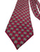 Hermes Red & Blue Silk Abstract Men's Ties Red & Blue