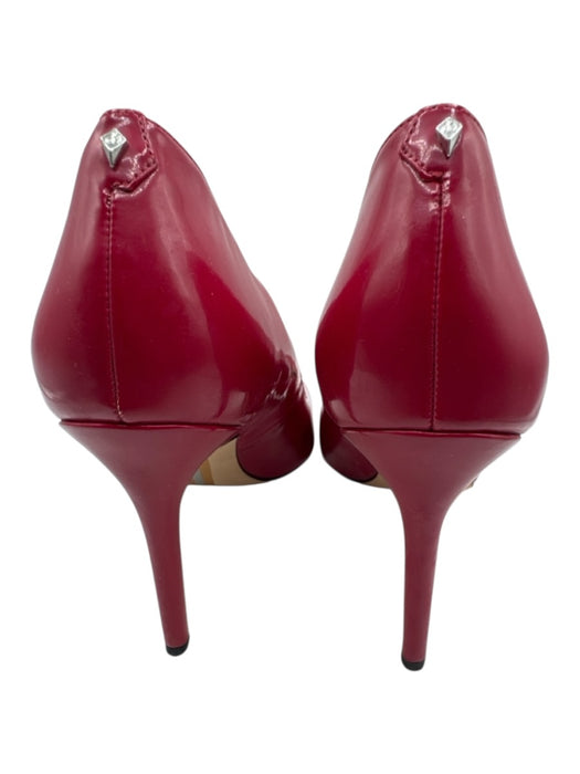 Sam Edelman Shoe Size 10.5 Red Leather Upper Metallic Pointed Toe Pumps Red / 10.5