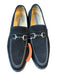 Johnston & Murphy Shoe Size 10.5 Black & Silver Suede Horsebit Men's Loafers Black & Silver / 10.5