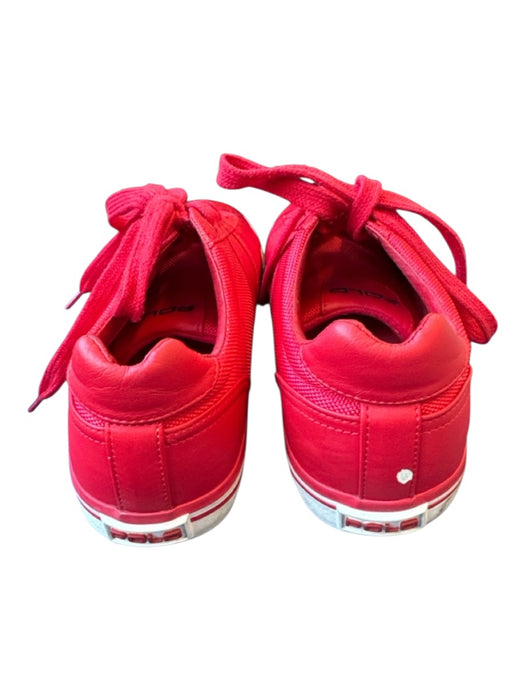 Polo Ralph Lauren Shoe Size 11.5D Red & Navy Canvas Lace Up Athletic Sneakers Red & Navy / 11.5D