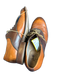 Johnston & Murphy Shoe Size 12 Chestnut Brown Leather Round Toe Lace Up Oxford Chestnut Brown / 12