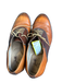 Johnston & Murphy Shoe Size 12 Chestnut Brown Leather Round Toe Lace Up Oxford Chestnut Brown / 12