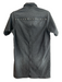 Evereve Size XS Black Cotton Blend Denim Studded Button Down Mini Dress Black / XS