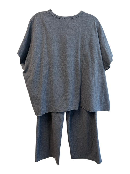 Splendid Size XS/S Gray Supima Cotton Blend Heathered Muscle Tank Pant Set Gray / XS/S