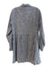 Michael Stars Size S Blue & White Cotton Long Sleeve Striped 3/4 Button Dress Blue & White / S