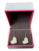 Pearl Girls Silver & Pearl Sterling Silver Pearls Hearts Dangle Earrings Silver & Pearl