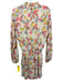 Yumi Kim Size Medium White, Pink, Yellow Polyester Long Sleeve Floral Dress White, Pink, Yellow / Medium