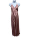 Michelle Mason Size 6 Mauve Pink Silk Spaghetti Strap Satin Midi Dress Mauve Pink / 6