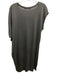 ALLSAINTS Size 6 Taupe Viscose Cap Sleeve Heathered Below Knee Dress Taupe / 6
