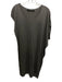 ALLSAINTS Size 6 Taupe Viscose Cap Sleeve Heathered Below Knee Dress Taupe / 6