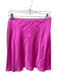 Beautiful People Size Small Hot pink Silk Elastic Waist Satin Mini Skirt Hot pink / Small