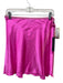 Beautiful People Size Small Hot pink Silk Elastic Waist Satin Mini Skirt Hot pink / Small
