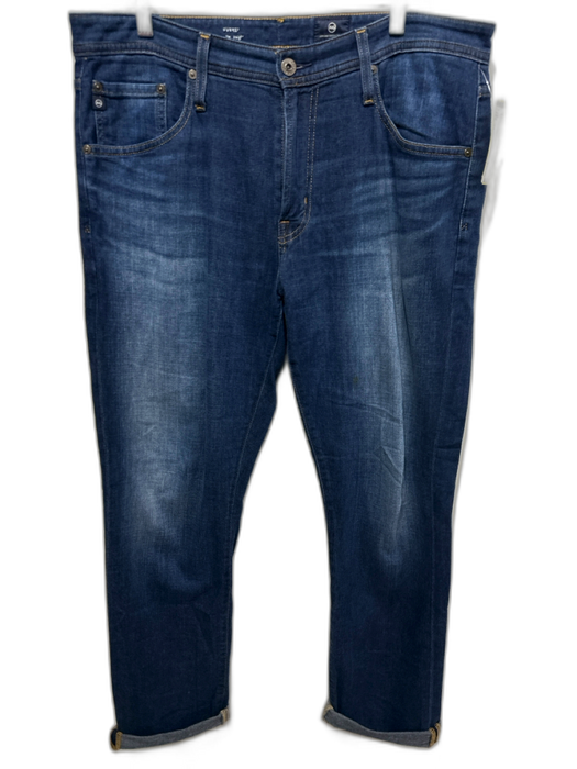 AG Size 34 Medium Wash Cotton Solid Jean Men's Pants Medium Wash / 34