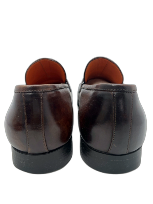 Santoni Shoe Size 10.5 AS IS Brown Leather Solid Men's Shoes Brown / 10.5
