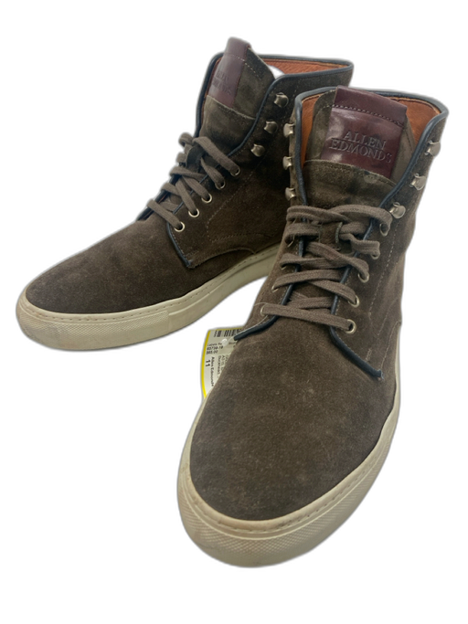 Allen Edmonds Shoe Size 11 AS IS Brown & White Suede Solid Boot Men's Shoes Brown & White / 11