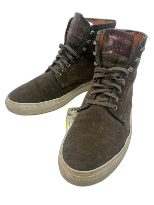 Allen Edmonds Shoe Size 11 AS IS Brown & White Suede Solid Boot Men's Shoes Brown & White / 11